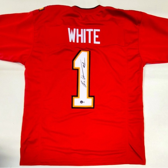 Rachaad White Signed Jersey (Beckett) XL - Picture 1 of 4